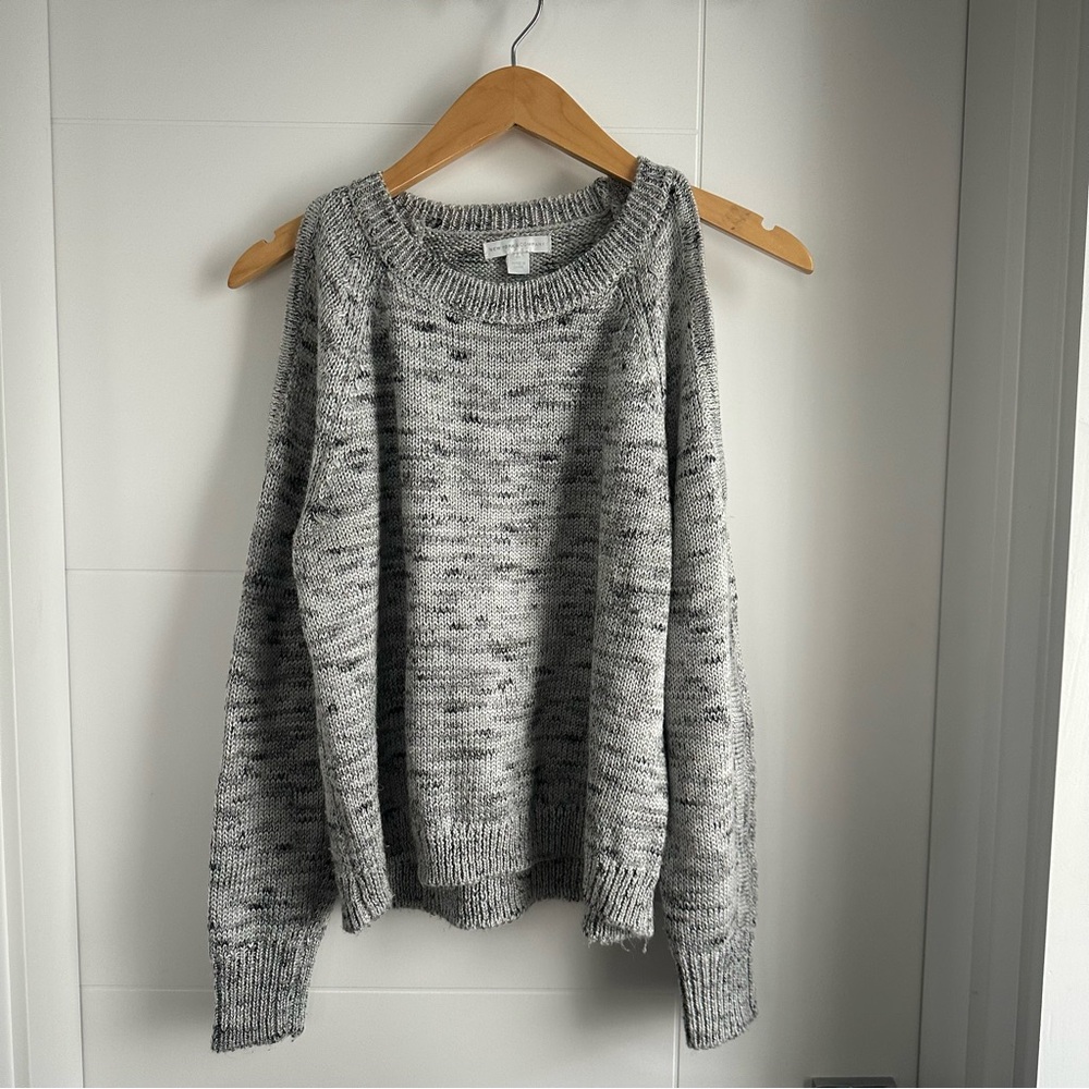 New York & Company Heathered Gray Women's Sweater